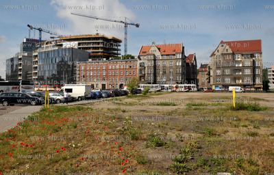 Gdansk. Tereny bylej Stoczni Gdanskiej tzw. Mlode Miasto....