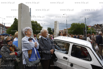 Gdansk. Uroczystosci rocznicowe z okazji obalenia komunizmu...