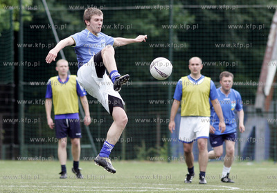 Sopot. Pilka nozna. Spotkanie towarzyskie druzyn Urzedu...