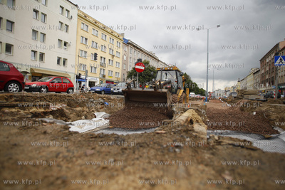 Gdansk Wrzeszcz. Remont torowiska na ul Grunwaldzkiej.
28.07.2011
fot....