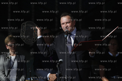 Festiwal WILNO W GDANSKU. Scena na Targu Weglowym....