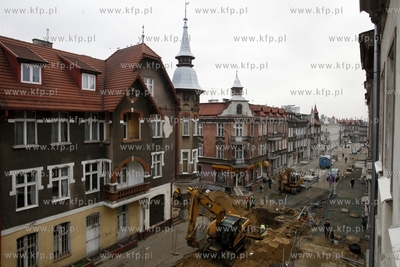 Gdansk. Rewitalizacja ul. Wajdeloty. 27.12.2013 fot....