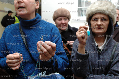Gdansk, Sad Rejonowy, w trakcie rozprawy przeciwko...