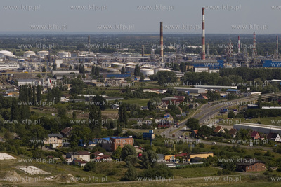 Widok z pylonu mostu im. Jana Pawła II na Martwej...