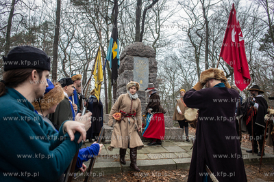 Pomnik Bitwy pod Oliwą na Wzgórzu Pachołek w Gdańsku...