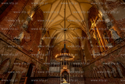 Wnętrze kościoła NMP na zamku w Malborku.
13.09.2023
fot....
