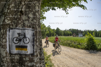 Szlak rowerowy w Borcz - Skrzeszewo Żukowskie na Kaszubach....