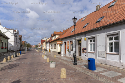 Pusty Deptak w Łebie po sezonie letnim. 30.09.2023...