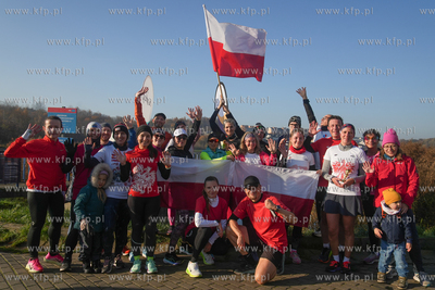 Parkrun Gdańk - Południe. Edycja biało - czerwona...