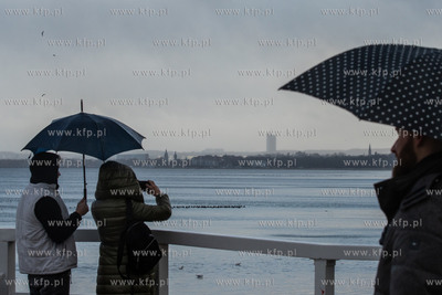 Gdynia Molo w  Orłowie. 5.02.2022 / fot. Anna Rezulak...