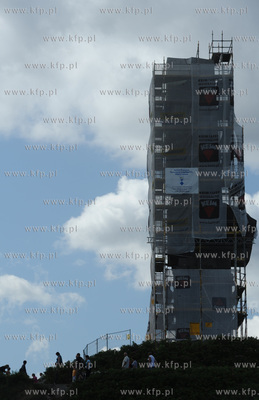 Niecodzienny widok na Westerplatte. Pomnik Obroncow...