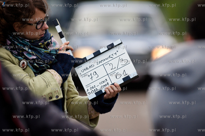 Gdynia. Plan zdjeciowy filmu pt Uklad Zamkniety w rezyserii...