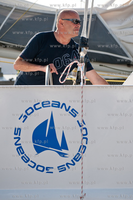 Sopot - molo. Przystan Jachtowa. Kapitan Roman Paszke...