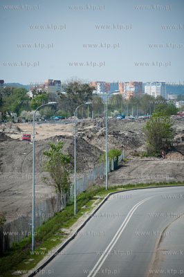 Gdansk. Budowa ulic i torowisk na ul Hallera i Uczniowskiej,...