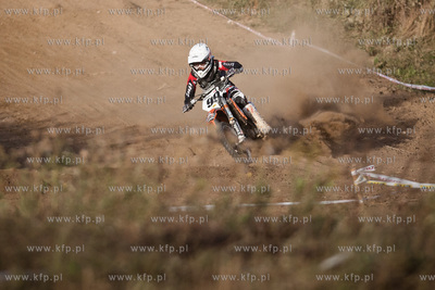 Gdansk. Tor motocrossowy przy ul. Starogardzkiej. Zawody...