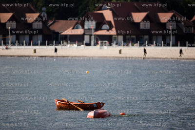 Sopot - molo. Wspolne cwiczenia jednostki ratowniczo...