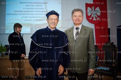 Gdansk. Akademii Wychowania Fizycznego i Sportu. Uroczystosc...