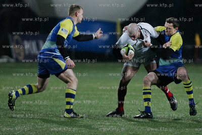 Gdynia. Narodowy Stadion Rugby. Mecz rugby dywizji...