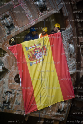 Gdansk. Powstajacy Wezel Marynaki Polskiej. Uroczystosc...