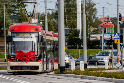 Gdansk. Morena. PIerwszy, probny przejazd nowo wybudowana...