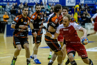 Gdańsk. Hala AWFiS. Mecz PGNiG Superligi Piłki Ręcznej,...