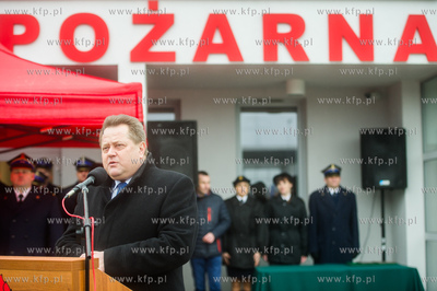 Gdańsk. Oddanie do użytku Strażnicy Jednostki Ratowniczo...