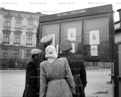 Galblota Wystawa Chuliganów na ulicy Gdańska. 
1958
0007774z
Fot....