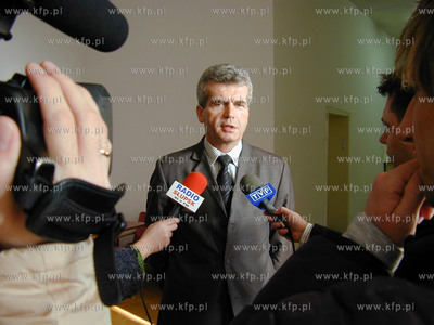 Burmistrz Ustki Jacek Graczyk 16.05.2005 fot. Artur...