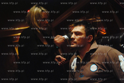 Rumia. W hotelu Faltom Dariusz Michalczewski kreci...