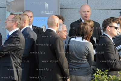 Gdynia. Prezydenci panstw Grupy Wyszehradzkiej zjedli...