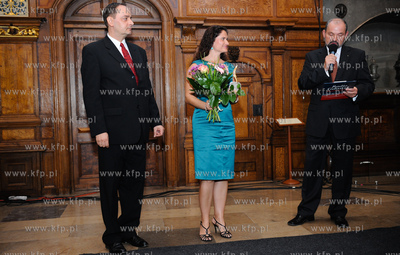 Gdansk. Dwor Artusa. Uroczystosc 65 lecia Radia Gdansk...