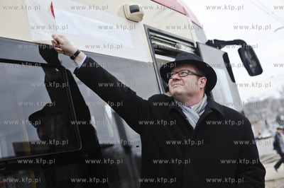 Uroczystosc nadania patrona kolejnemu z zakupionych...