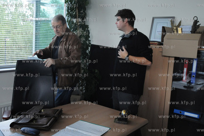 Plan zdjeciowy filmu Uklad Zamkniety w rezyserii Ryszarda...