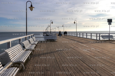 Molo w Gdyni Orłowie. 17.01.2025fot. Daniel Słoboda...