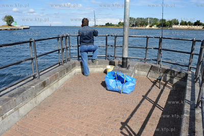 Gdansk Nowy Port. Okolice kapitanatu portu i nabrzeza...