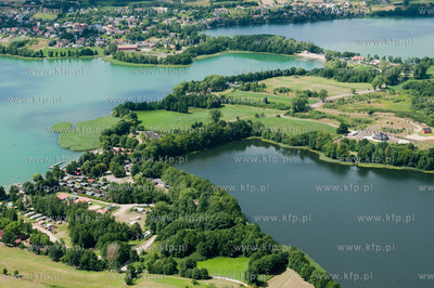 Kaszuby z lotu ptaka. Chmielno. Jeziora Klodno i Rekowo,...