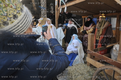 Orszak Trzech Kroli przeszedl ulicami Gdanska. 06.01.2015...