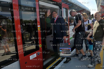 Gdansk. Uroczystosc inauguracji Pomorskiej Kolei Metropolitalnej....
