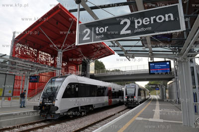 Pomorska Kolej Metropolitalna, przystanek Jasien. 01.09.2015...