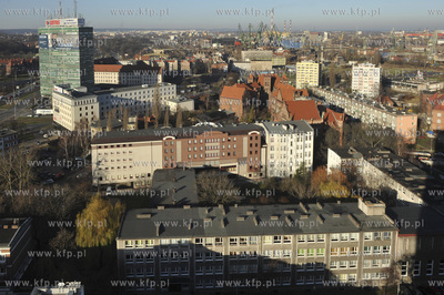 Gdańsk Wieżowiec zieleniak, ul. Gnilna Wałowa, budynek...