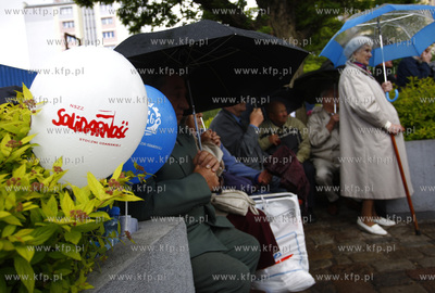 Gdansk. Uroczystosci rocznicowe z okazji obalenia komunizmu...