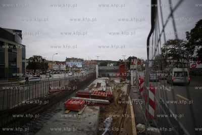 Gdansk. Przebudowa skrzyzowania  ul. Grunwaldzka z...