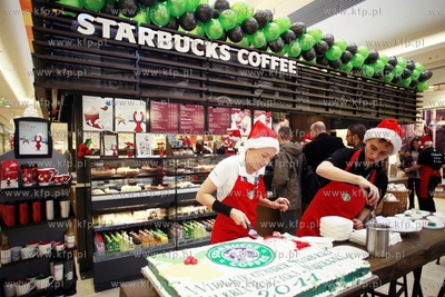 Gdańsk. Otwarcie kawiarni Starbucks w Galerii Baltyckiej.
06.12.2011
fot....