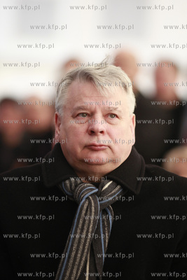 Gdansk Rebiechowo. Lotnisko im. Lecha Walesy. Uroczyste...