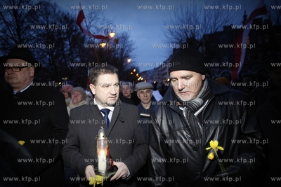 Gdansk. Marsz pamieci ofiar katastrofy smolenskiej...