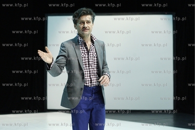 Scena Malarnia w Teatrze Wybrzeze w Gdansku. Proba...