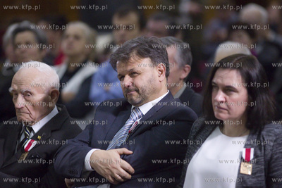 Gdańsk. Dwór Artusa. Wręczenie nagród Świadek...