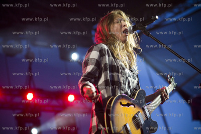 Gdańsk Brzeźno. Fląder Festiwal. Nz. zespół Fertile...