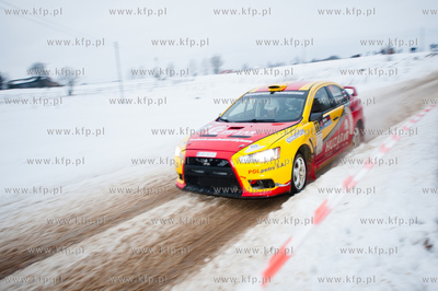 Strzepcz. Odcinek specjalny 8 Rajdu Lotos Baltic Cup....