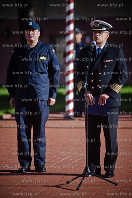 Gdynia. Oksywie. Akademia Marynarki Wojennej. Uroczystosc...